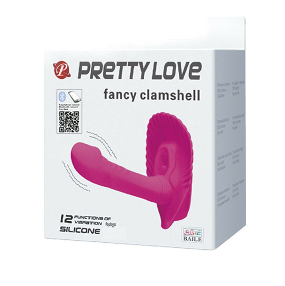 vibrador_fancy_clamshell_pilha Vibrador com 10 modos de vibração Fancy Clamshell - Pretty Love - Imagem 1