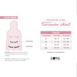 Cinta Liga Merlot - F8242 - Cor: Divino/preto; - Imagem 2