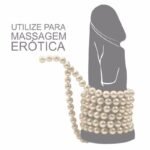 Colar de Pérolas - Massageador - Cor: Branco - Imagem 2