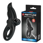 Anel Peniano Vibrant Penis Ring - 10 Vibrações - Cor: Preto