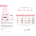 tabela de medidas de lingerie