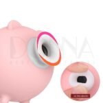 Estimulador Clitoris Piggy - 10 vib.- 6433 - Cor: Rosa - Imagem 3