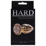 Plug Anal Metal Strass Cravejados - Tam: P - Hard