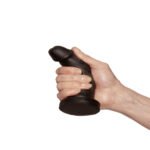 Dildo Upper Realístico Simples BRED - Preto - 15.5 X 4cm - Imagem 2