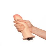 Dildo Upper Realístico Vibrador BERNARD - Bege - 17 X 4.5cm - Imagem 2