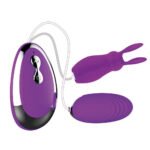 Vibrador Bullet Duplo c/ Controle - 20 Vibrações - Cor: Roxo