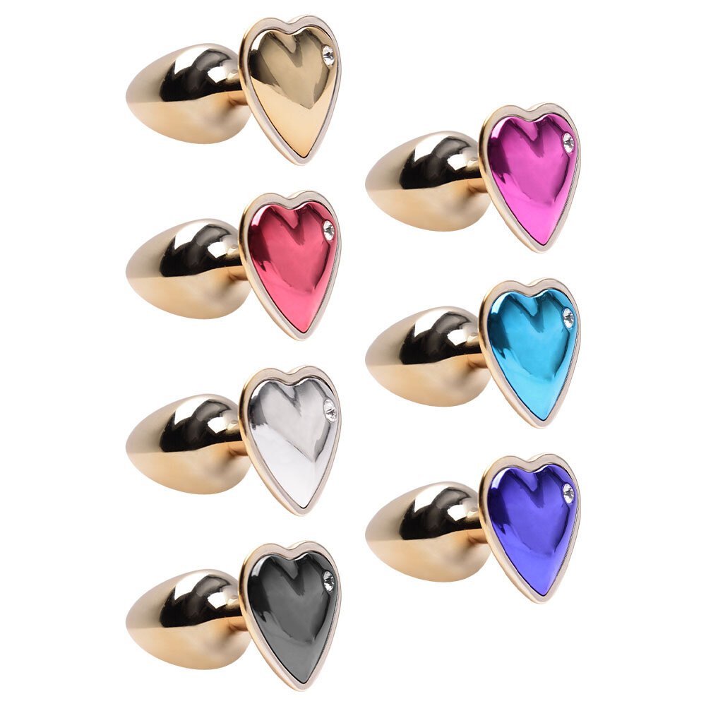 Plug_anal_coracao_com_pedra_e_strass_hard Plug Anal Coração com Pedra e strass - Imagem 1