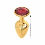 Plug Anal Metal Strass - Tam: M - Hard - Imagem 3