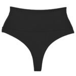 504 - Calcinha Cós Alto Fio Duplo em Microfibra