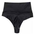 504 - Calcinha Cós Alto Fio Duplo em Microfibra - Imagem 2