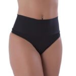 504 - Calcinha Cós Alto Fio Duplo em Microfibra - Imagem 3