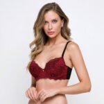 Sutia Meia Taça Allana Merlot - F10521 - Belles