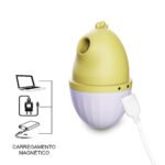 Sugador Cutie Baby II - 6486 - 7 puls. e Recar. - Cor: Amarelo - Imagem 3