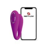 Vibrador August - 6049 - 12 Vib. Rec. App - Pretty Love