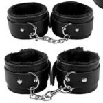 Algema e Tornezeleira em Couro Fake