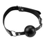 Mordaça Bola com Regulagem em couro fake