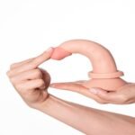 Dildo Upper Realístico Ventosa TOM - Bege - 14 X 3,5 cm - Imagem 3