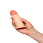 Dildo Upper Realístico Simples - JÚNIOR - BEGE - 12,5 X 4 CM - Imagem 2