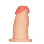 Dildo Upper Realístico Simples - JÚNIOR - BEGE - 12,5 X 4 CM - Imagem 3