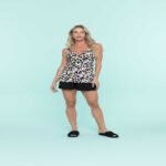 Short Doll Tigrado Colorido - 13315 - Cor: Pret/Est -