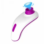 Vibrador Clitoriano Pulsação Addie - 7394 - 12 vib./Rec - Cor:Branco e Rosa