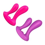 Vibrador Duplo Anus e Vagina - com controle - 9 Vib. - Recar. - 6689 -