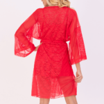 Robe Manga 3/4 em Tule e Renda - RB 010001 - TAM: - Imagem 2