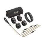 Bolsa Bondage Luxo - Algemas pulsos e pés, coleira e guia - 7503 -