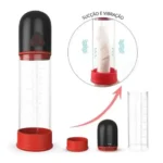 Bomba Elétrica Peniana Ultra Potente Com Vibração - 9 Vib. e Rec. - Pênis Pump - 6438 - Imagem 3