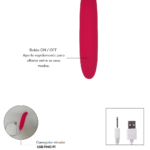 Vibrador Golfinho Recarregável - 10 vib. - Cor: Pink - Imagem 2