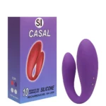 Vibrador Casal Nós Dois - 10 vib., Rec. e Controle Remoto - 7219 - - Imagem 2