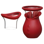 Scarlet Sugador de Clitóris - 2 Bocas. 10 Pul. 10 Vib. 10 Estimulação da Lingua. Rec. - 7881 - - Imagem 2