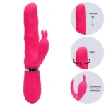 Riki Vibrador Ponto G e Clitoris - 10 Vib. 10 Vai e Vem. 360 na Ponta. Rec. - 8189 - - Imagem 2