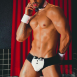 Fantasia Mas Garçon - Acomp. Cueca, Bracelete e Gravata  - 00416 -