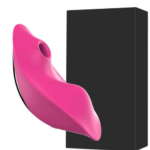 Vibrador Calcinha Vibratória com Sugador - 9 Vib., App e Rec. - YSFG323 - Rosa