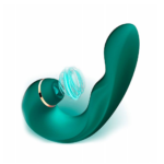 Vibrador de Ponto G e Clitóris com Pulsação / Tapping no meio - 6940