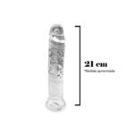 Dildo sem Vibrador em Silicone- 21 cm - YSSN097 - - Imagem 2
