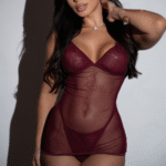 Sonhos e Desejos - Camisola Segredos em Tule - 618 - Acompanha calcinha - - Imagem 3