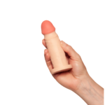 Dildo Realístic Skin Simples BRED - 16.5 X 4cm - Upper - - Imagem 2